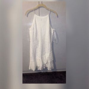 white lace dress
